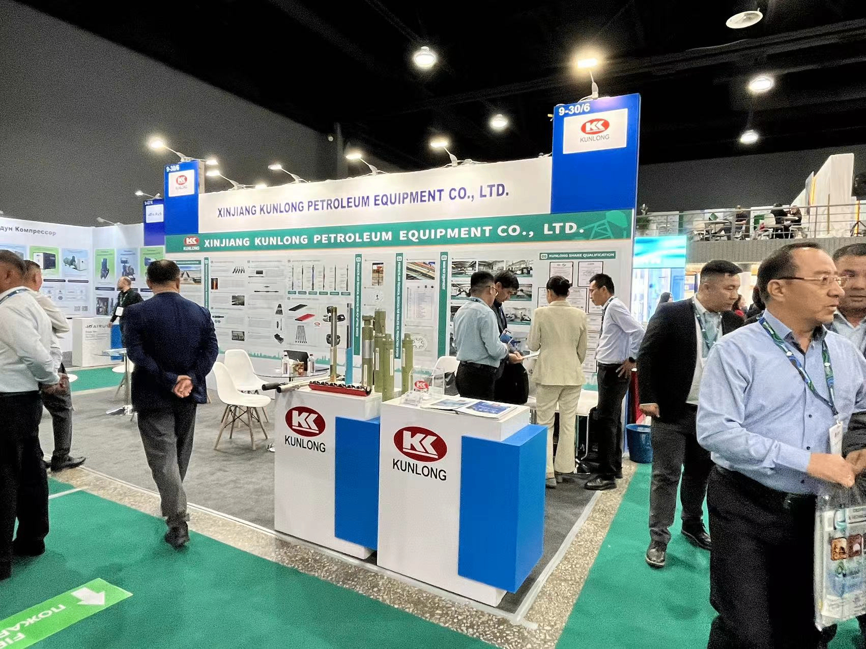 坤隆股份亮相哈萨克斯坦国际石油天然气装备贸易展览会