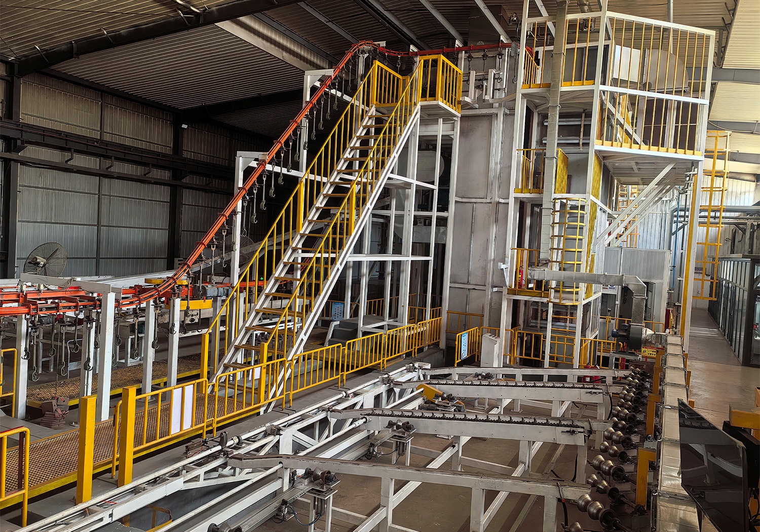 环氧树脂表面喷涂自动生产线